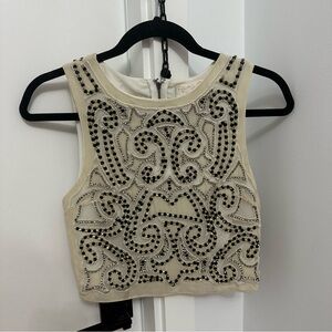 ALICE AND OLIVIA BEADED TOP